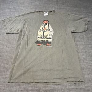 Vintage Lida C. Souers Southwestern Native American Art Graphic T-Shirt XL